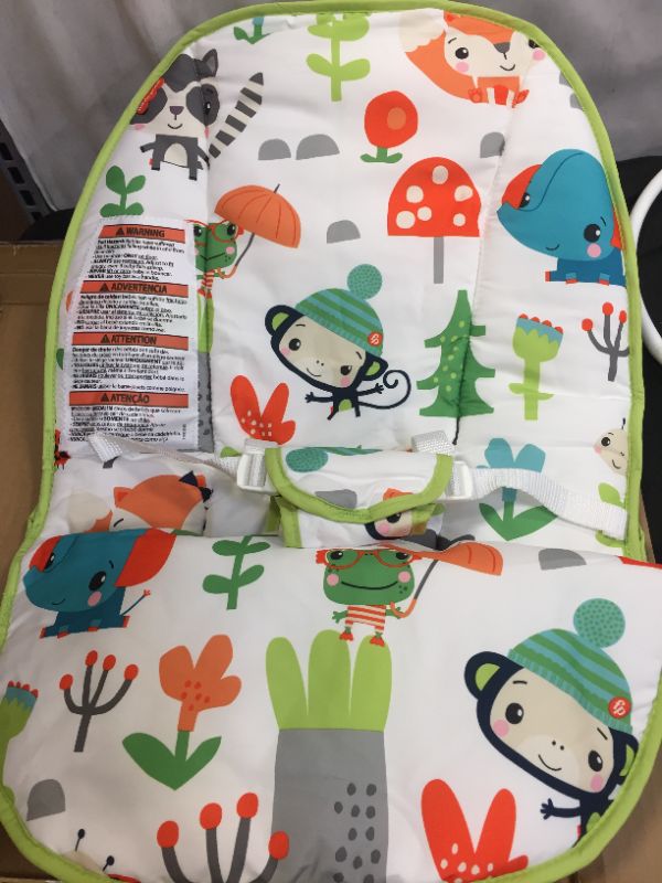 Photo 4 of Fisher-Price Baby's Bouncer – Forest Explorers, Baby Bouncing Chair for Soothing and Play for Newborns and Infants

