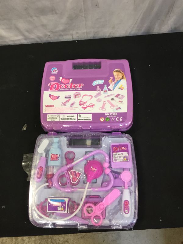 Photo 1 of children's pink doctor playset 2 pack 