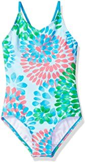 Photo 1 of Kanu Surf Girls' Daisy Beach Sport 1-Piece Swimsuit size 14
