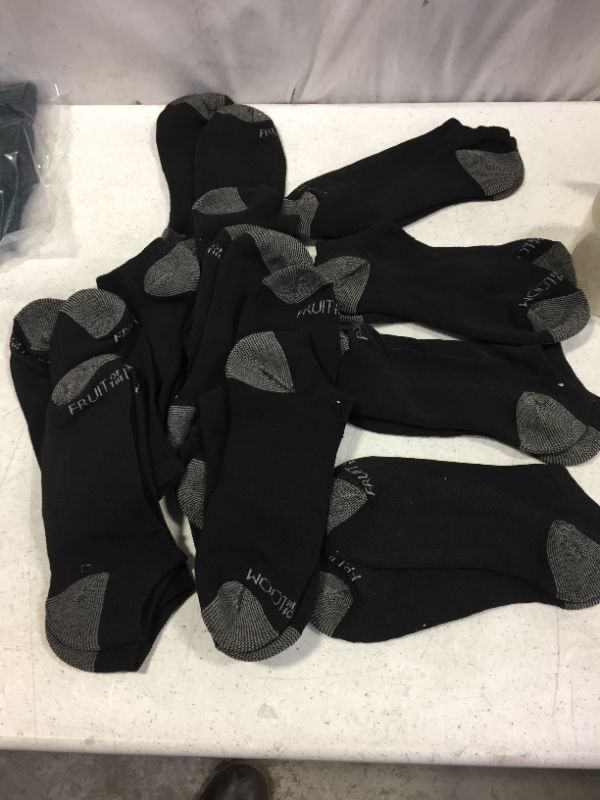 Photo 2 of 12 pair of color black short socks 