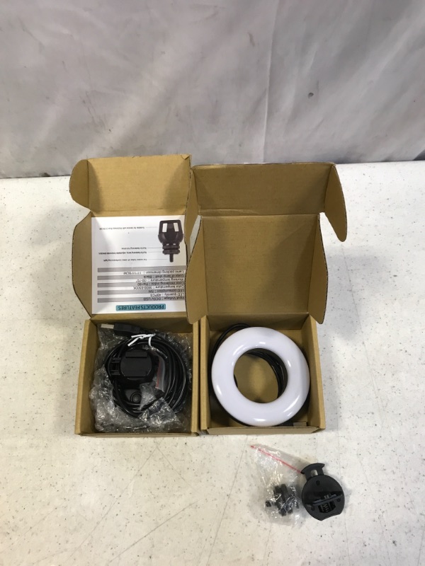 Photo 2 of 3.5"'' Ring Light for Laptop, Video Conference Lighting Kit. Pack of 2