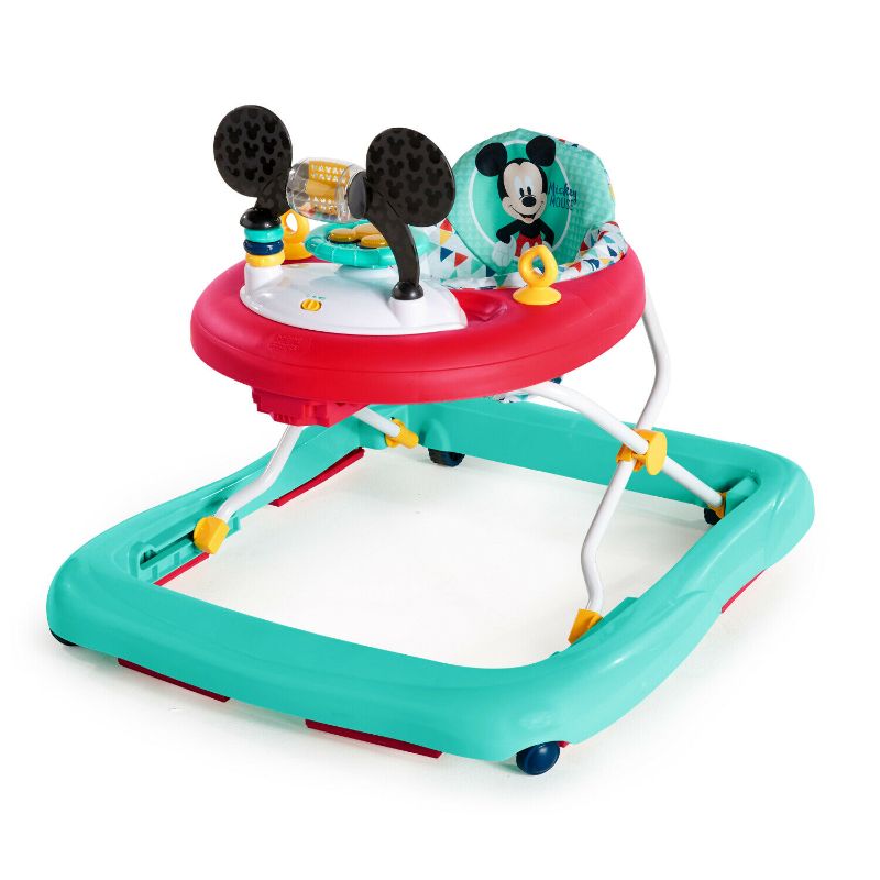 Photo 1 of Baby Walker Mickey Mouse Multi-Color With Activity Station 3 Height Position
