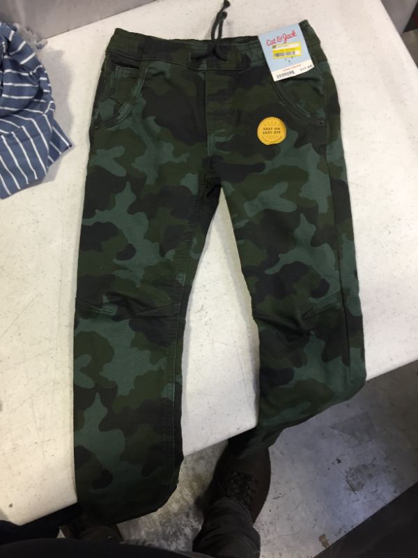 Photo 1 of Boys' Super Stretch Pull-On Taper Fit Jeans - Cat & Jack™ size 5