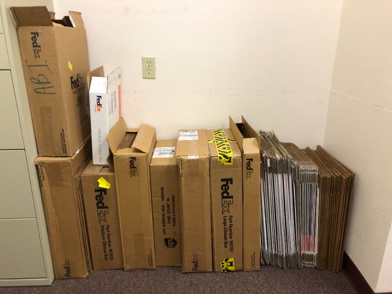 Photo 1 of Various Size Shipping Boxes 