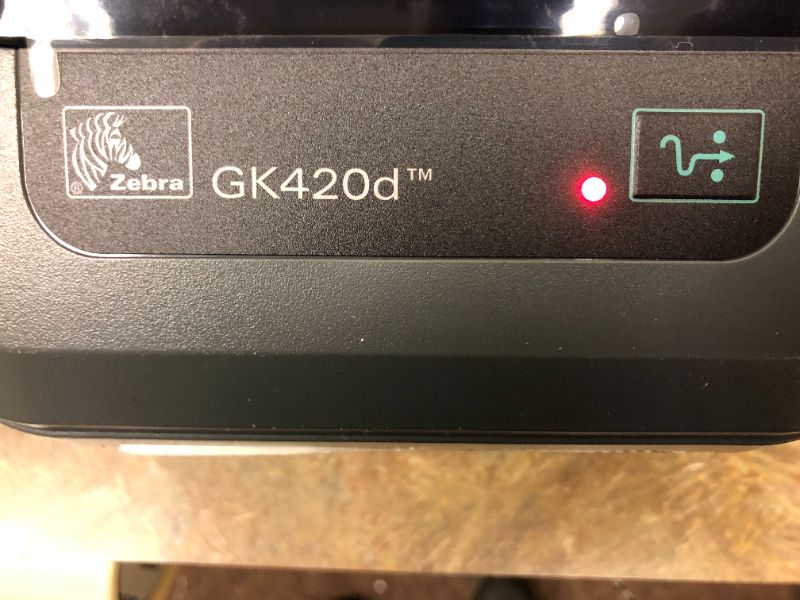 Photo 6 of ZEBRA GK420d Direct Thermal Desktop Printer Print Width of 4 in USB Serial and Parallel Port Connectivity GK42-202510-000