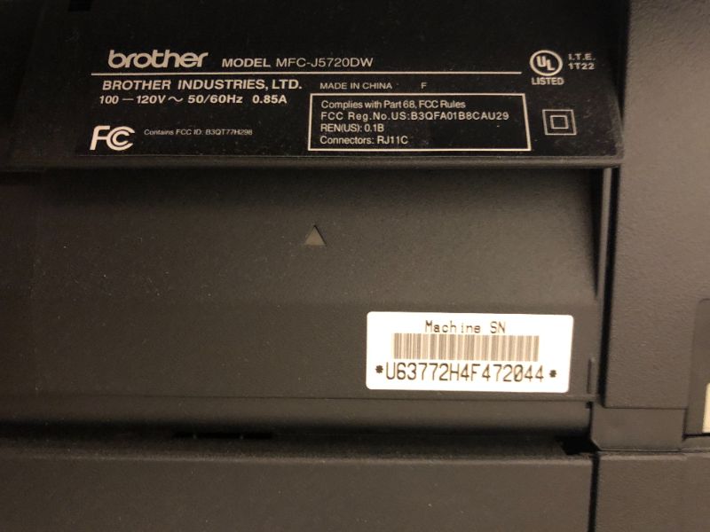 Photo 10 of Brother Printer MFCJ5620DW Wireless color Photo Printer with Scanner