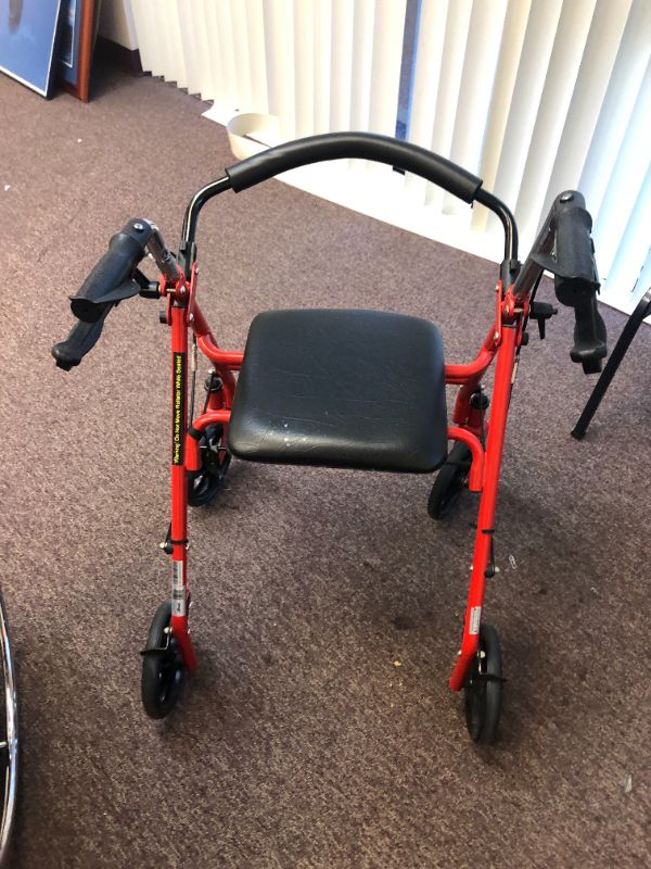 Photo 1 of iDrive Red Walker Chair