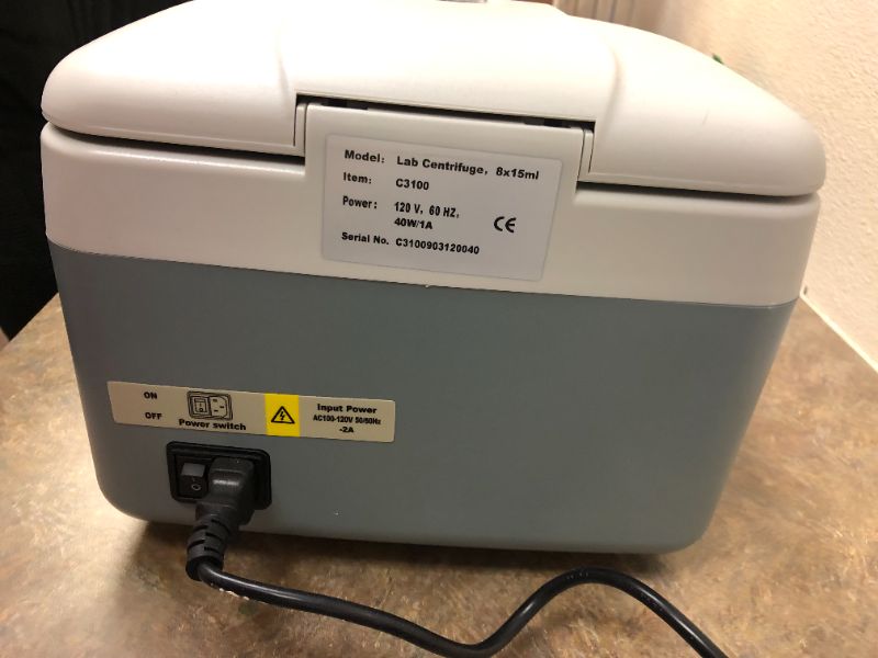 Photo 2 of Benchmark Scientific C3100, LC-8 Lab Centrifuge, 3500 RPM, 8x15 mL