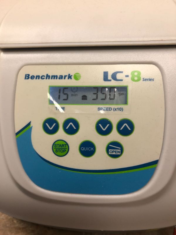 Photo 3 of Benchmark Scientific C3100, LC-8 Lab Centrifuge, 3500 RPM, 8x15 mL