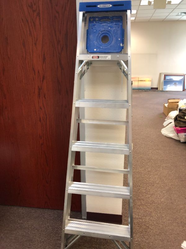 Photo 3 of Werner 360 Aluminum 6-ft Type 1- 250-lb Capacity Step Ladder