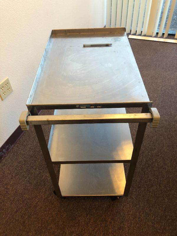 Photo 2 of 3 Tier Metal Rolling Cart 