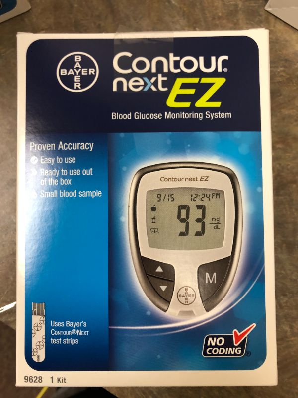 Photo 2 of Bayer Contour Next EZ Glucose Meter Kit 2 Pack 
