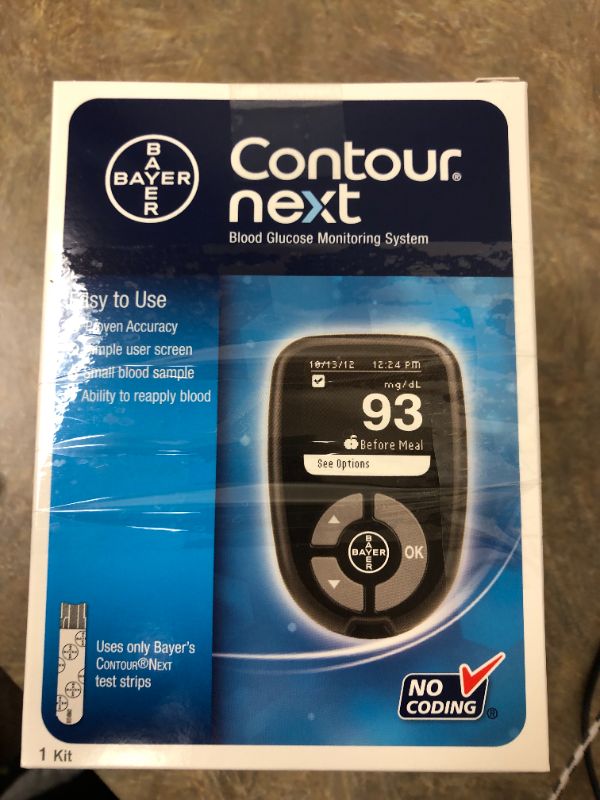 Photo 2 of Bayer Contour Next Blood Glucose Monitoring System 2 Pack 