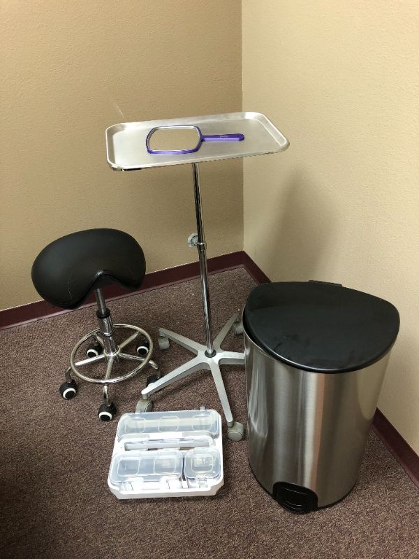 Photo 1 of misc spa/medical office items sold as set 5 pieces 