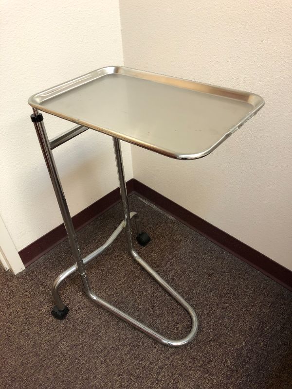 Photo 1 of rolling medical side table cart 