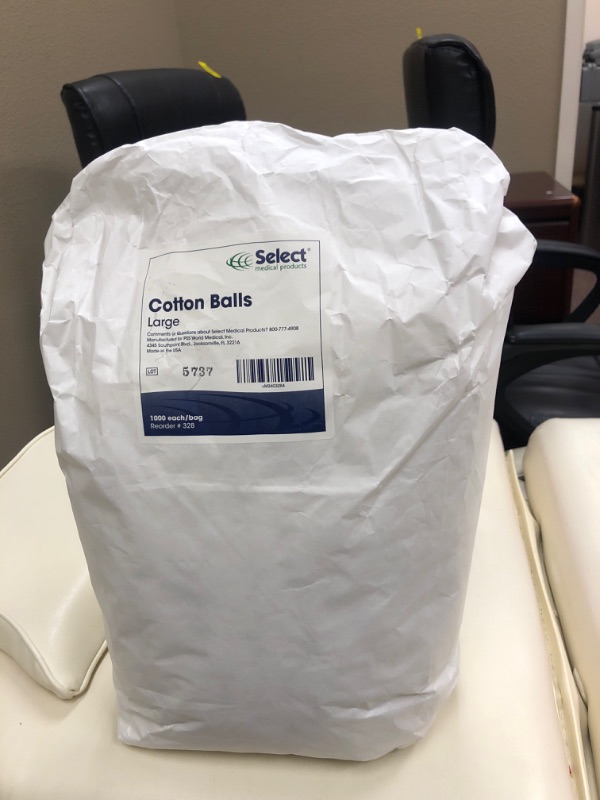 Photo 1 of Cotton Balls. Large Bag 1000 count.