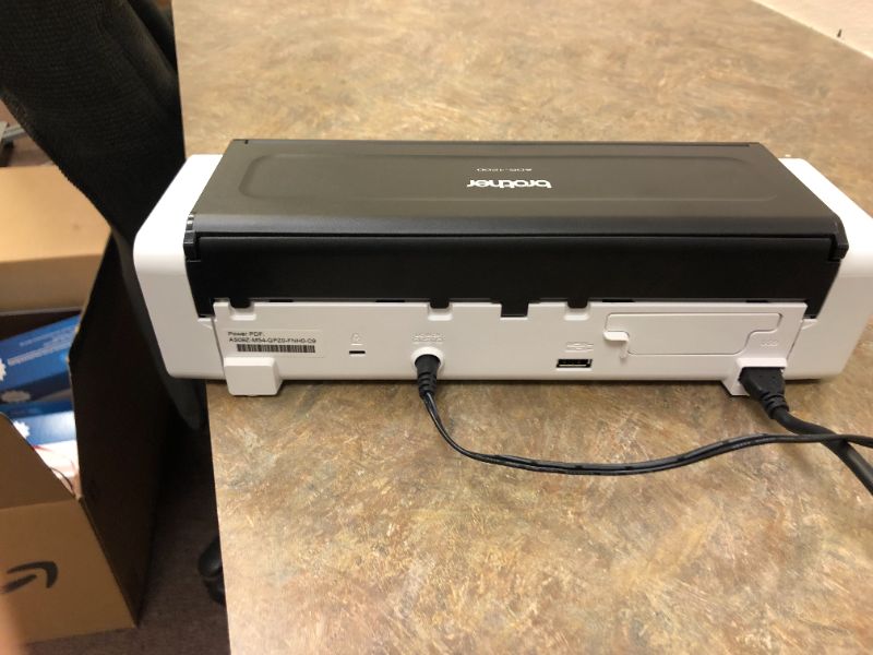 Photo 4 of Brother ADS-1200 Desktop Scanner for Documents with Duplex, White