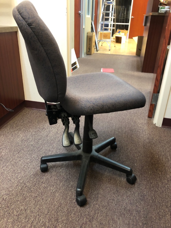 Photo 4 of Cushioned Adjustable Office Chair.