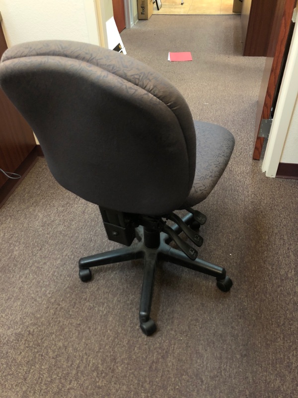 Photo 3 of Cushioned Adjustable Office Chair.