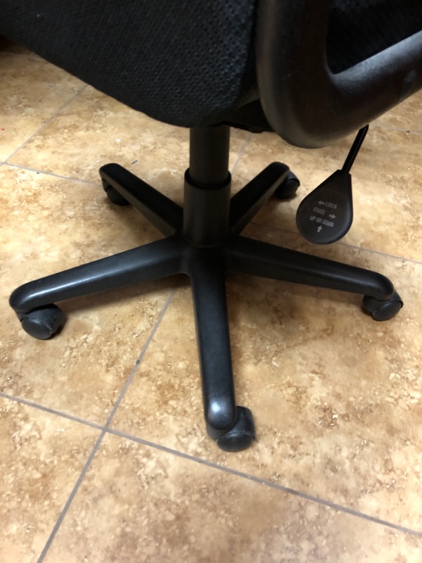 Photo 4 of Black office chair.