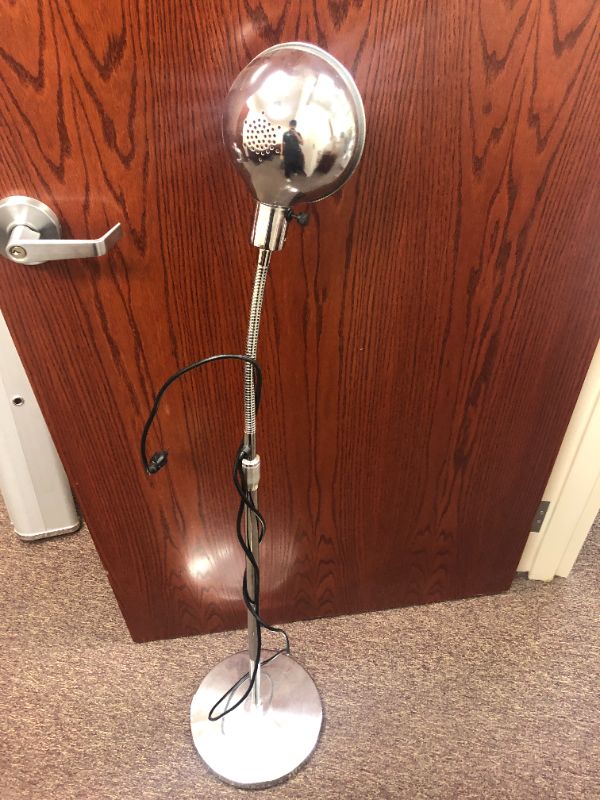 Photo 2 of Metal medical floor lamp.