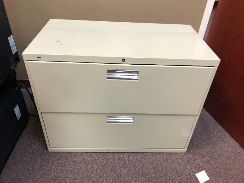 Photo 1 of 2 Drawer Metal File Cabinet