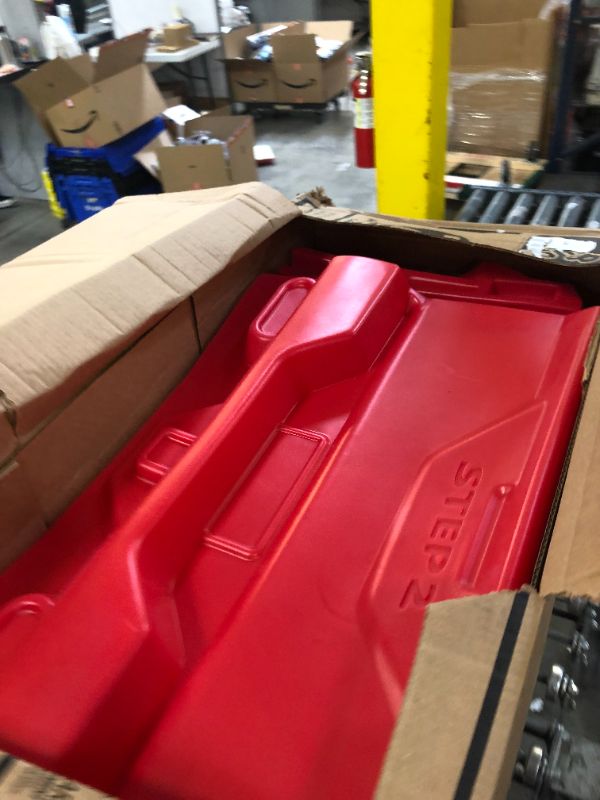 Photo 3 of parts only box 2 of 3 ---incomplete Step2 Turbocharged Truck Bed, Red, Twin