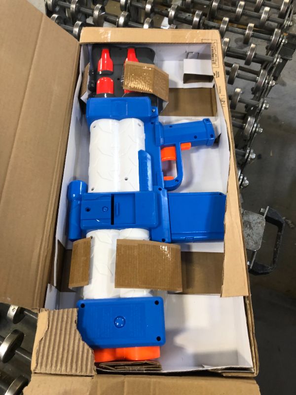 Photo 1 of NERF Roblox Arsenal: Pulse Laser Motorized Dart Blaster, 10 Elite Darts, 10-Dart Clip, Code to Unlock in-Game Virtual Item
