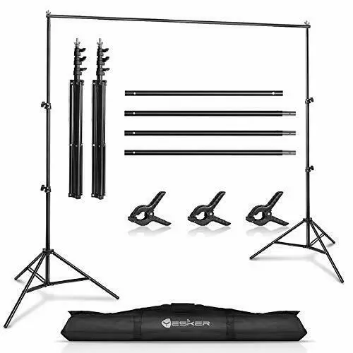 Photo 1 of  Yesker Photo Video Studio 10ft Adjustable Backdrop Stand Background Support S...