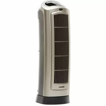 Photo 1 of  Lasko 1500W Digital Ceramic Space Heater with Remote, 755320, Silver