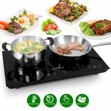 Photo 1 of  NutriChef PKSTIND48 - Electric Induction Cooktop - Digital Kitchen Countertop Ho