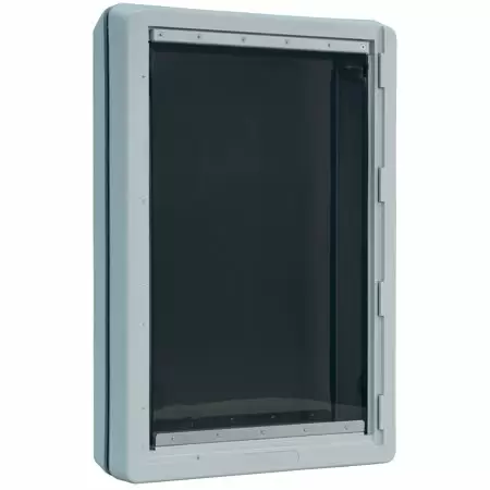 Photo 1 of  Ideal Pet Products Ruff Weather Pet Door, Gray, 5.75"L x 19"W x 28.12"H