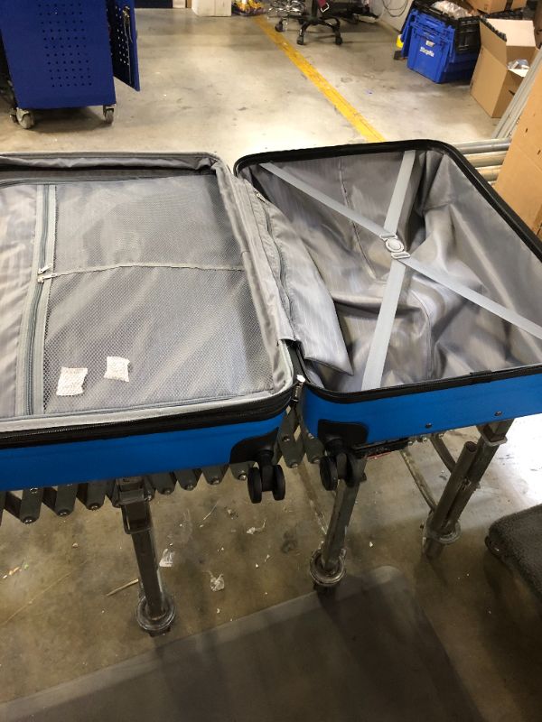 Photo 1 of Amazon Basics 30-Inch Hardside Spinner, Blue
