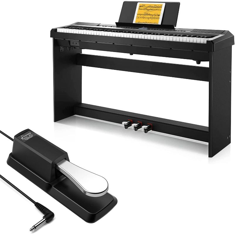 Photo 1 of Donner DEP-20 88 Keys Beginner Digital Piano + DK-1 Sustain Pedal
