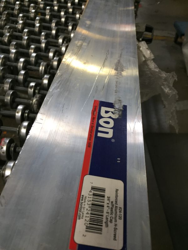 Photo 1 of Bon Tool 24-120 Screed -3/4" X 4" X 6' Reinforced H Alum
