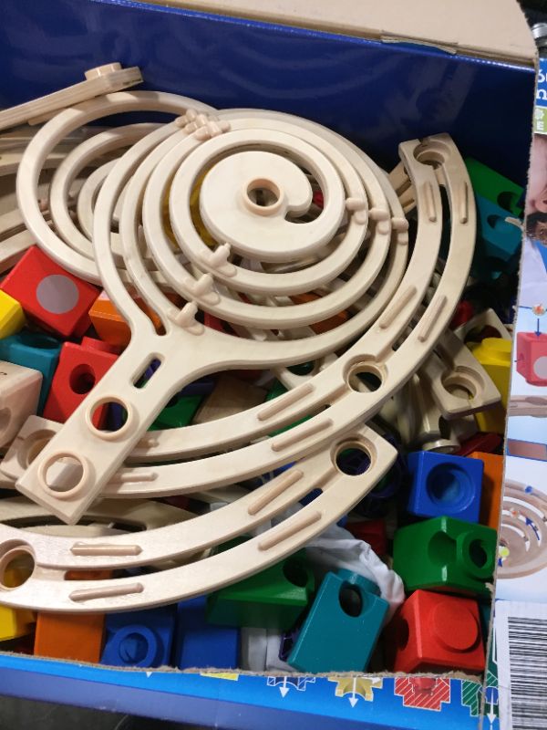 Photo 3 of Award Winning Hape Quadrilla Wooden Marble Run Construction - The Cyclone
