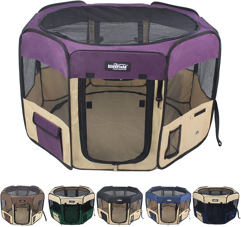 Photo 1 of 
EliteField 2-Door Soft Pet Playpen (2 Year Warranty), Exercise Pen, Multiple Sizes and Colors Available for Dogs, Cats and Other Pets