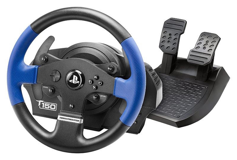 Photo 2 of Thrustmaster T150 RS Racing Wheel (PS4, PC) works with PS5 games
