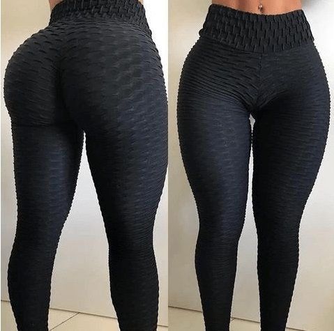 Photo 1 of Famous TikTok Leggings, Yoga Pants for Women High Waist Tummy Control Booty Bubble Hip Lifting Workout Running Tights