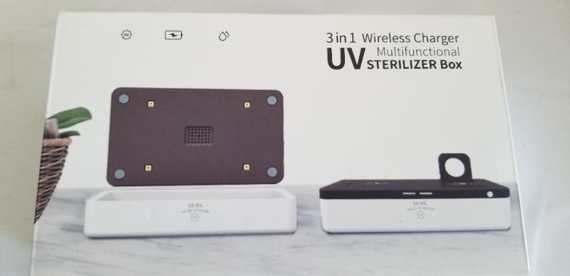 Photo 1 of Wireless Charger and UV Sanitizer - US Version