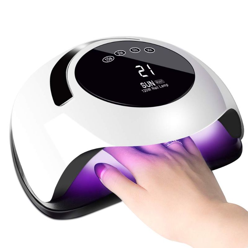 Photo 1 of 120W Nail Lamp, UV LED Nail Lamp 36 Lights Gel Polish Nail Curing Nail Dryer Nail Light With 4 Timer Setting