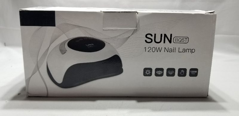 Photo 2 of 120W Nail Lamp, UV LED Nail Lamp 36 Lights Gel Polish Nail Curing Nail Dryer Nail Light With 4 Timer Setting