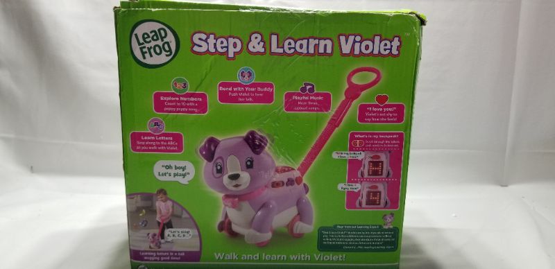 Photo 2 of LeapFrog Step and Learn Violet