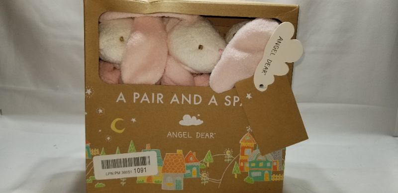 Photo 2 of Angel Dear Pair and a Spare 3 Piece Blanket Set, Bunny 