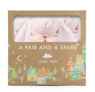 Photo 1 of Angel Dear Pair and a Spare 3 Piece Blanket Set, Bunny 