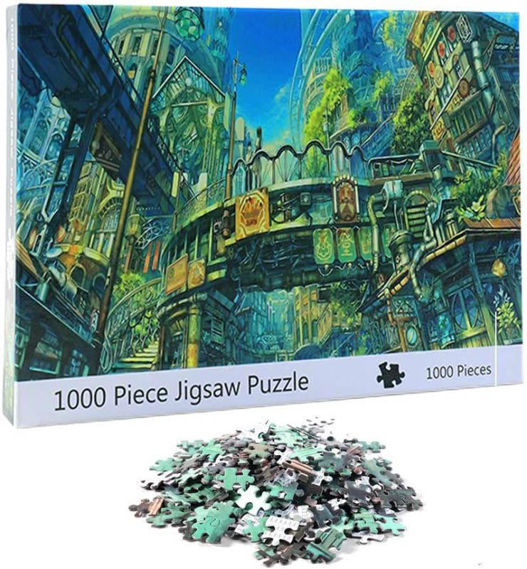 Photo 1 of NEILDEN Puzzle for Adults 1000 Piece,Puzzle Art 1000 Pieces,Jigsaw Puzzles Landscapes, Pieces Fit Together Perfectly,Puzzle for Funny Family Games,Home Decoration(Future City,20x28 inch)
