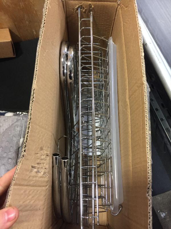 Photo 2 of 15-in W x 18-in L x 15-in H Metal Dish Rack and Drip Tray