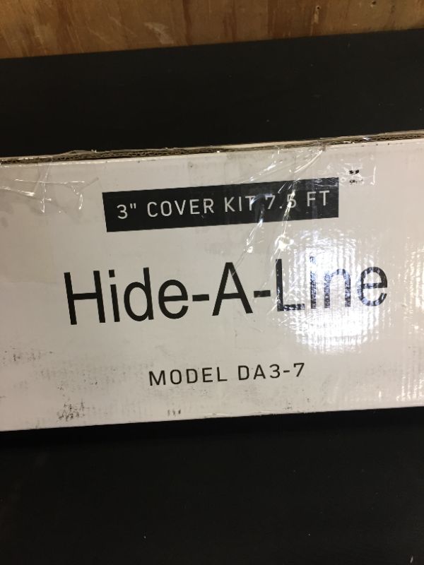 Photo 1 of 7.5 Ft Line Set Cover Kit 3" for Mini Split and Central Air Conditioner and Heat Pump Line Set Cover Kit Decorative Tubing Cover Product ID: 758149825748