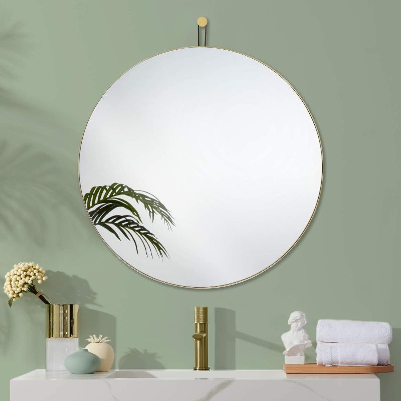 Photo 1 of Harmati Round Mirror metal framed 50 x 50 