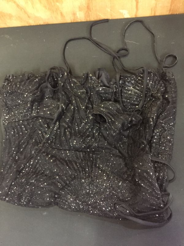 Photo 1 of 2 BLACK SEQUIN DRESSES LOOKS LIKE XS 